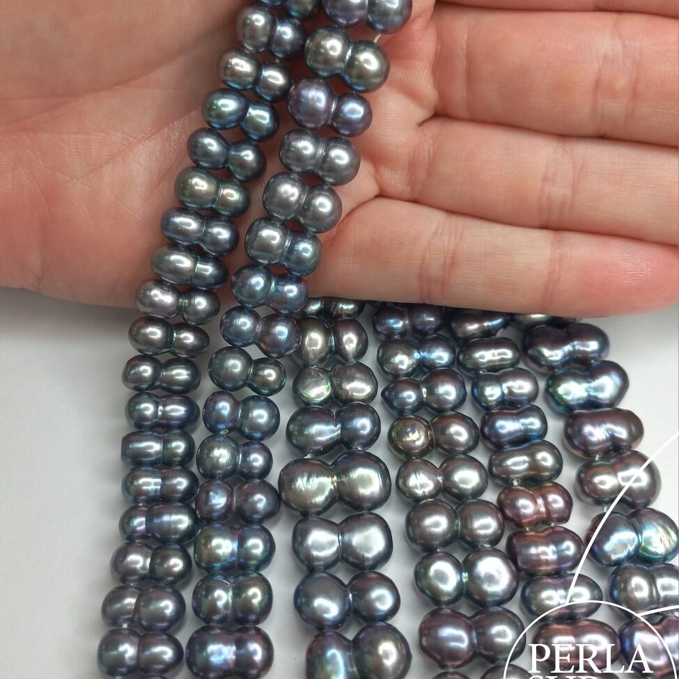 40011115 - Hilo doble peacock barroca