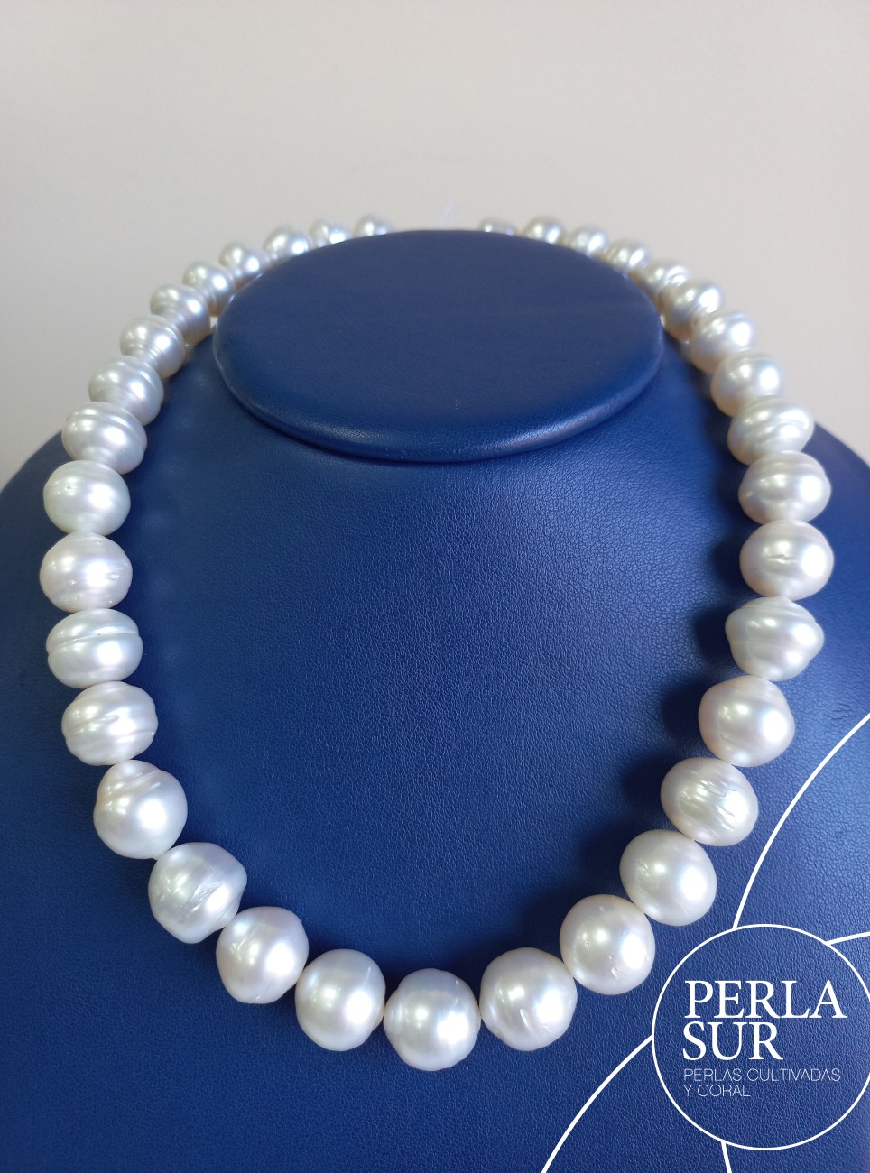 Collar perla australiana B 10 a 14'8mm 37p 45'5cm