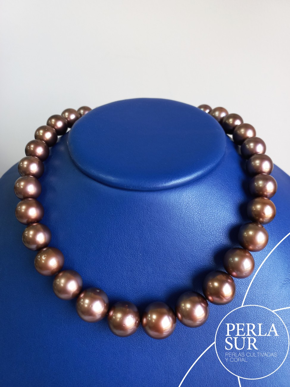 Collar Chocolate 12X15mm Redondo