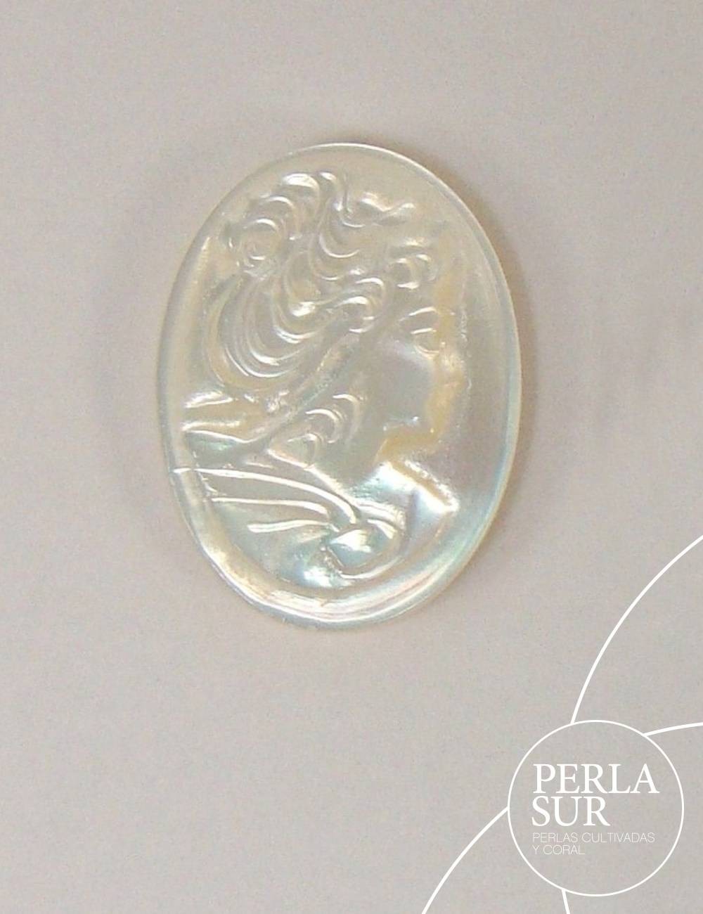 Agnes 12x16mm Camafeo Nácar Australiana