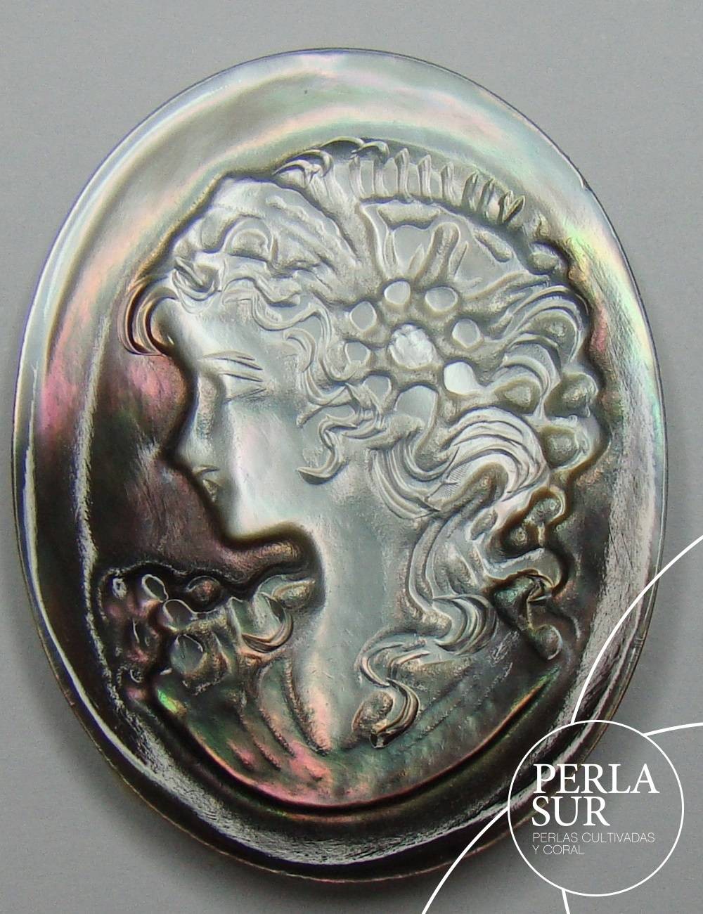 Eva 27x35mm Camafeo Nácar Tahití