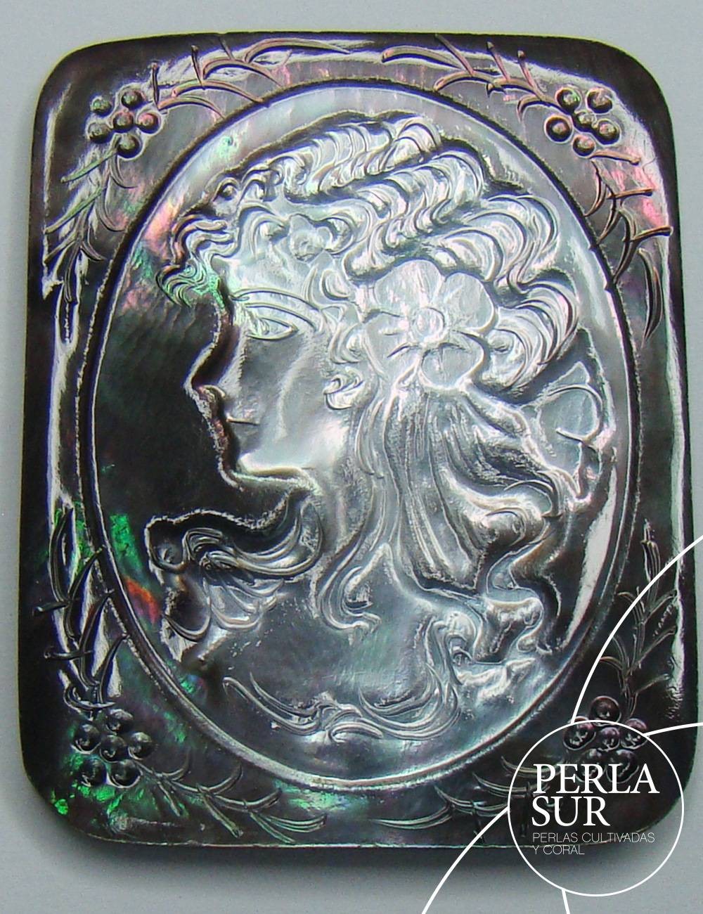 Square 35x45mm Camafeo Tahití