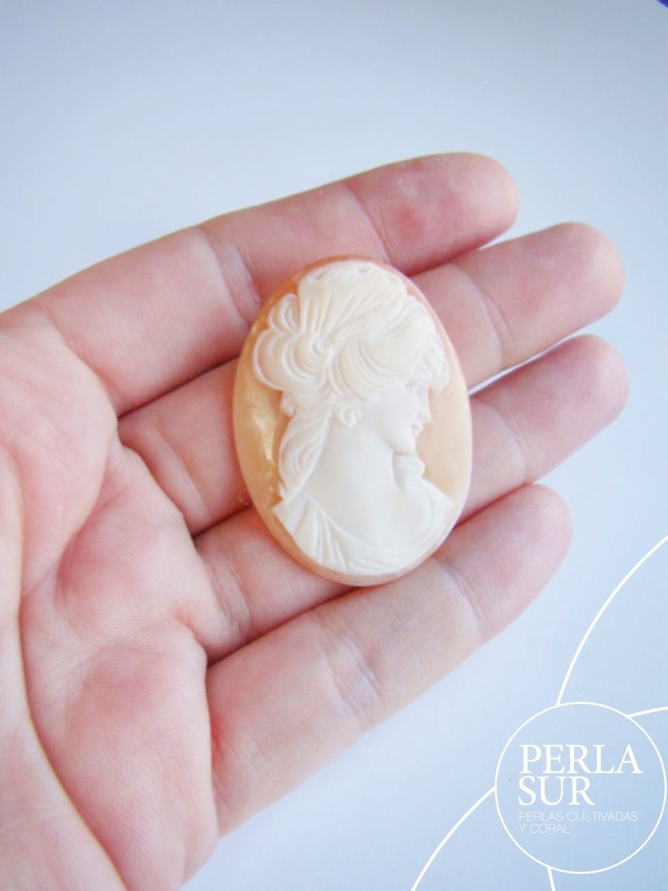 Camafeo Concha 30x40mm