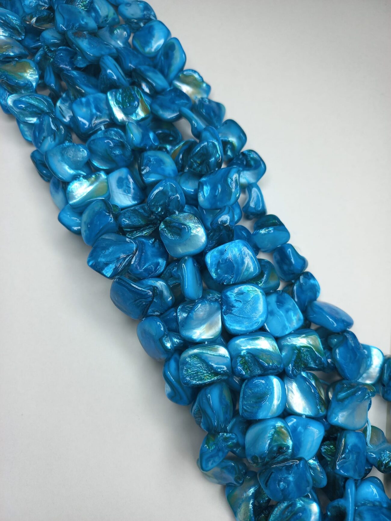 Hilo Madreperla Azul 12-14mm