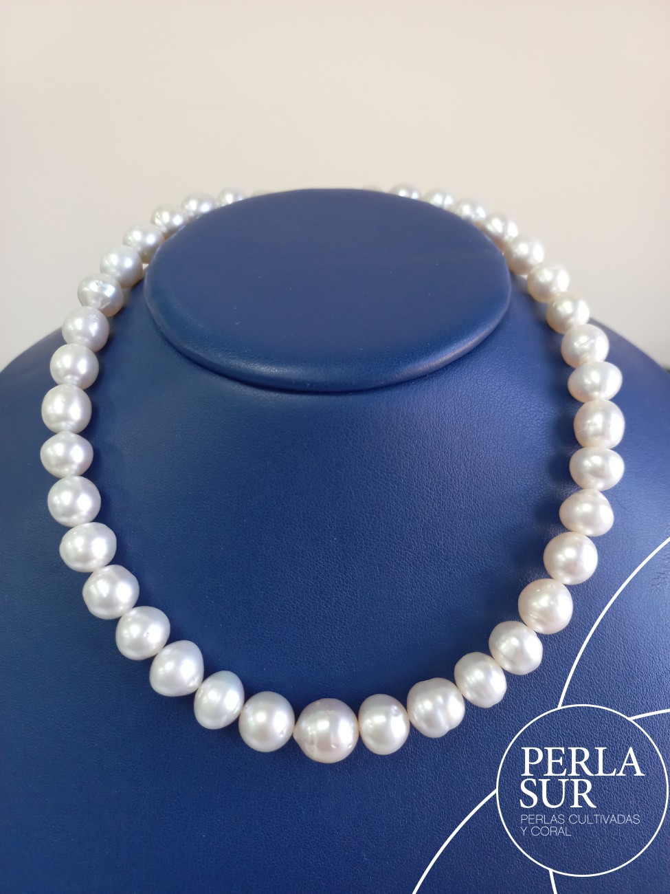 Collar perla australiana B 9 a 11'4mm 40p 40'5cm