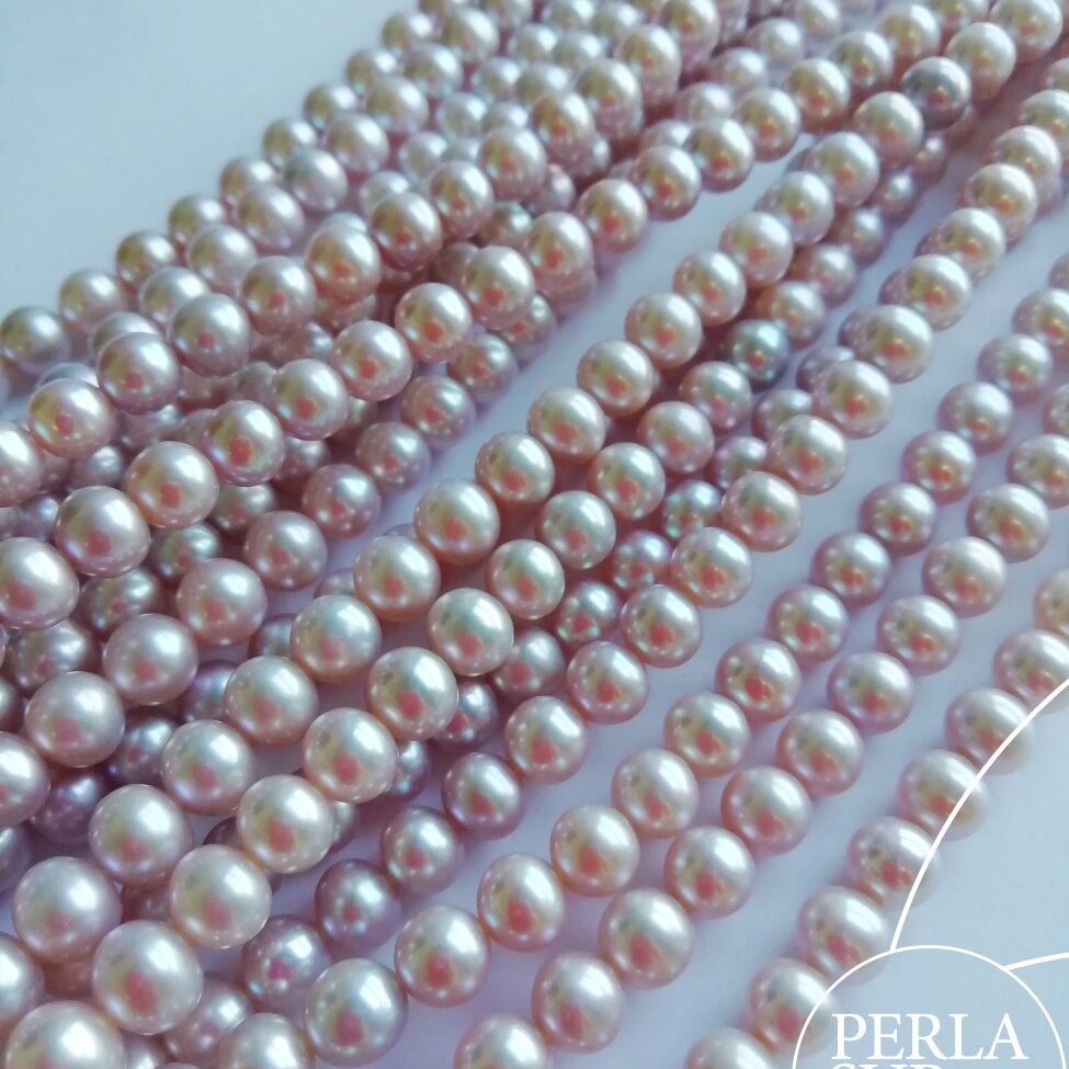 Hilo perla redonda 6-6'5mm CN (rosado-salmón)