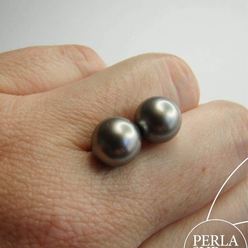 Par Perla Tahití 9-9'5mm redonda