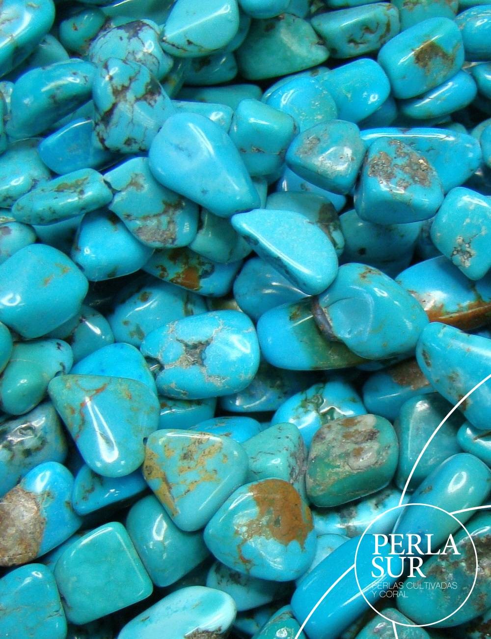Hilo Turquesa 10-12mm Barroca Natural Estabilizada