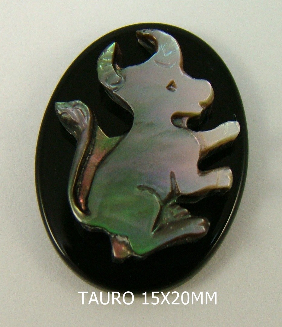 Tauro Ónix-Madreperla 15x20mm