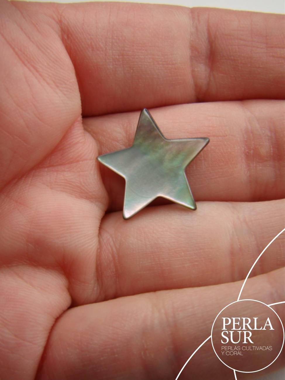 Estrella 17mm Nácar Tahití