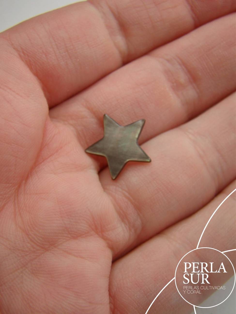 Estrella 13mm Nácar Tahití