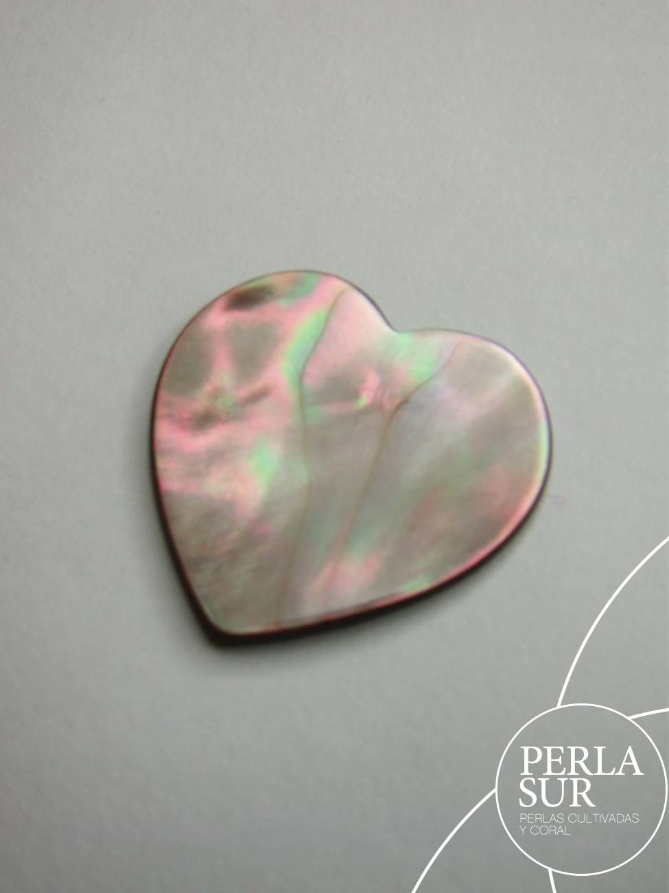 Corazón 17mm Nácar Madreperla Tahití