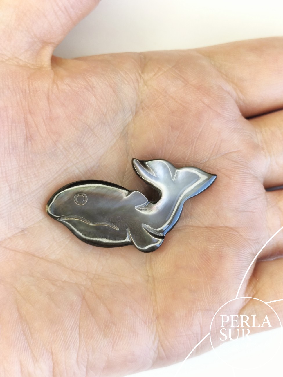 Ballena 22x40mm Nácar Madreperla Tahití