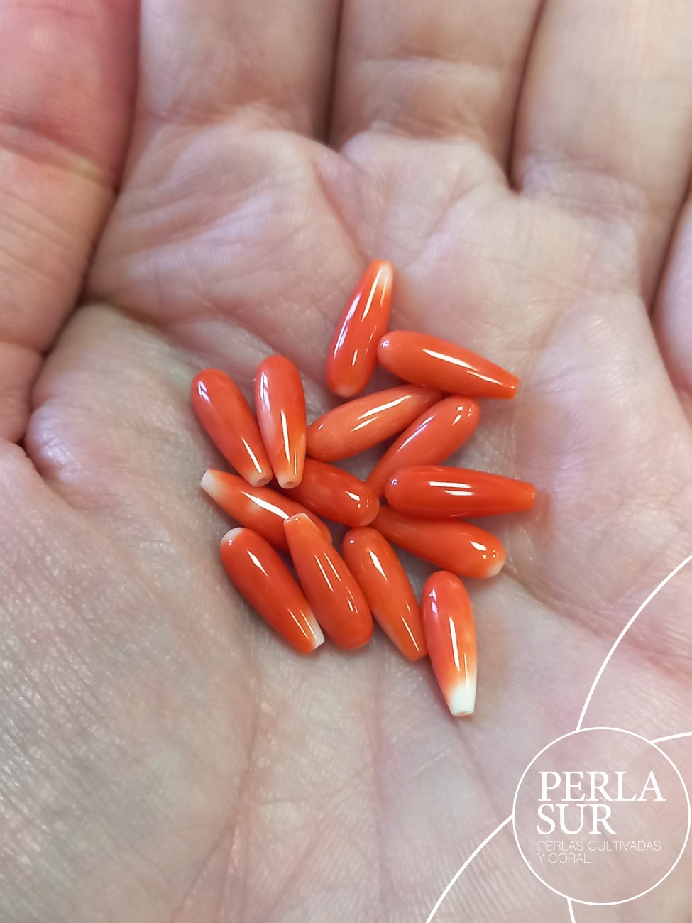 Par Perillas 4x12mm 1/2T coral Japonés