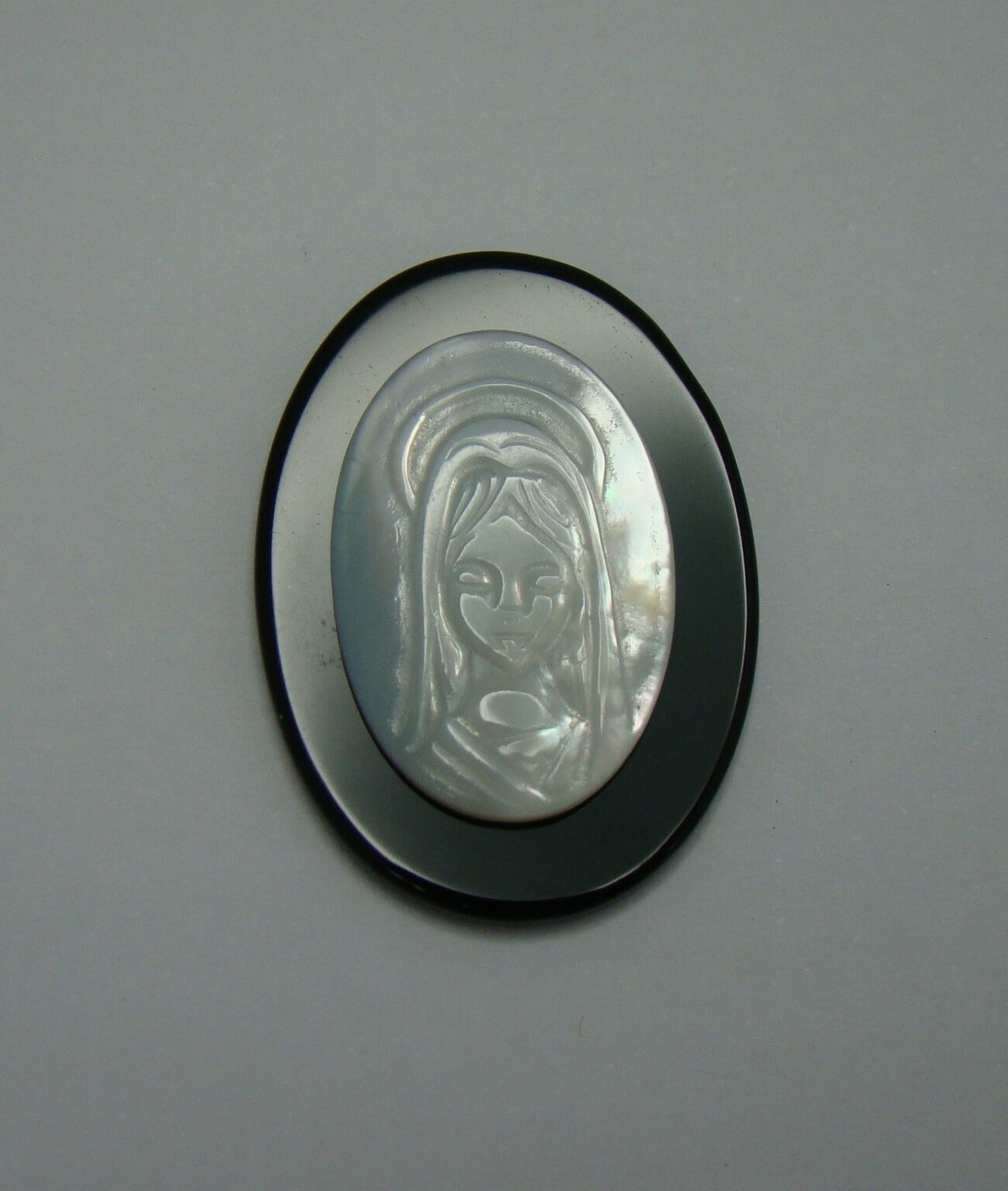Vírgen Niña Australiana-Onix 22x30mm