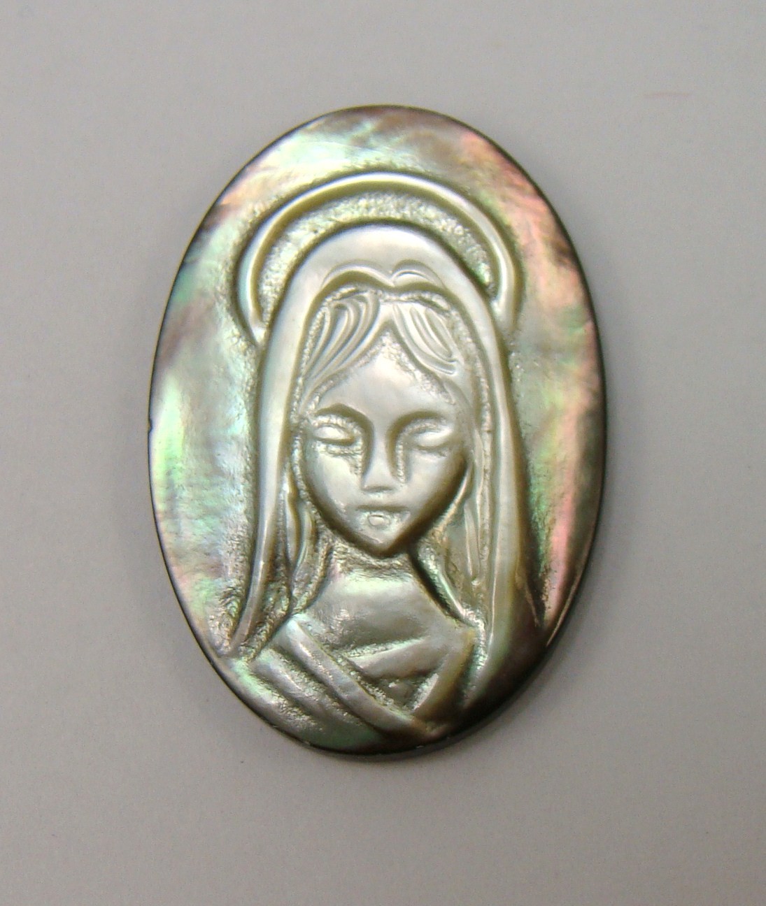 Vírgen Niña Tahití 22x15mm