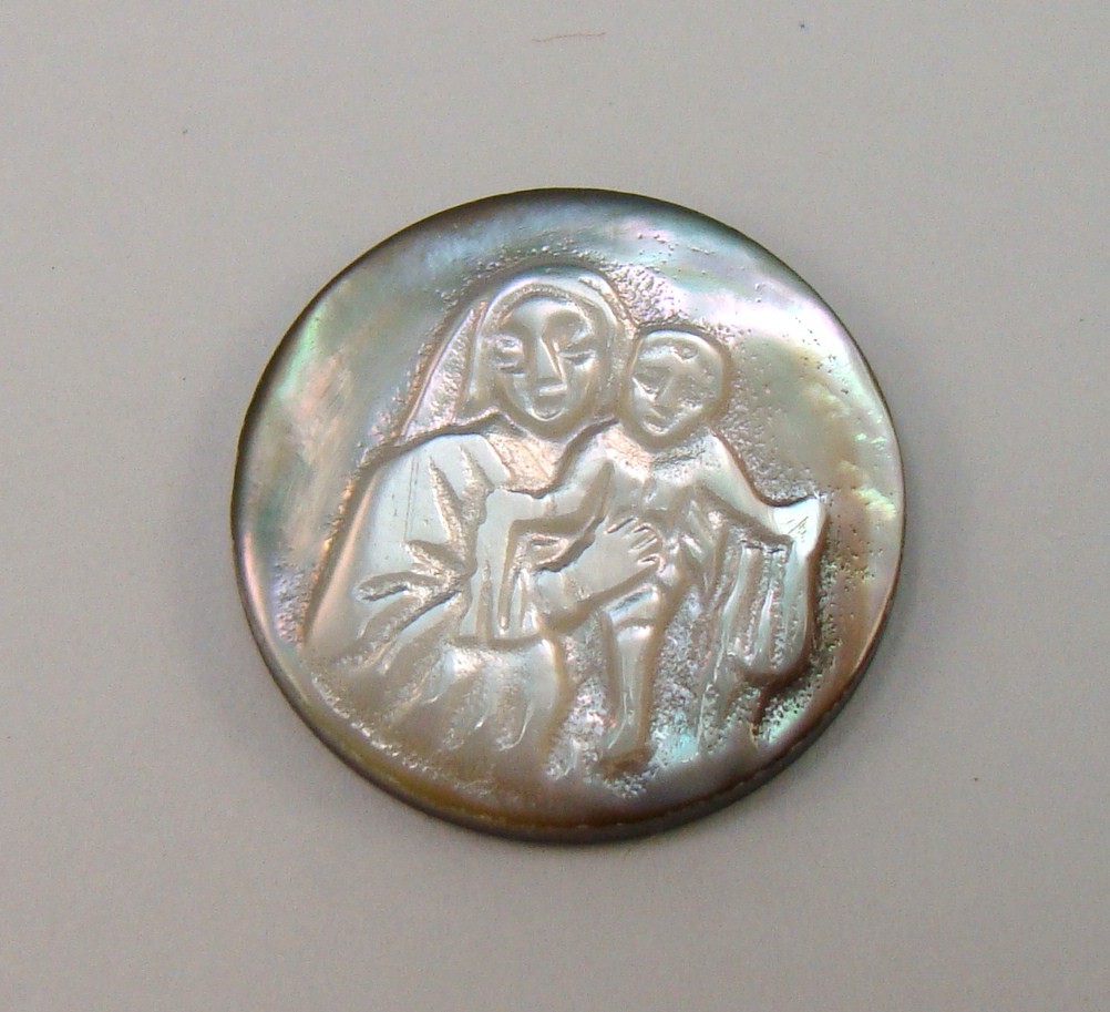 Vírgen con Niño Tahití 18 mm