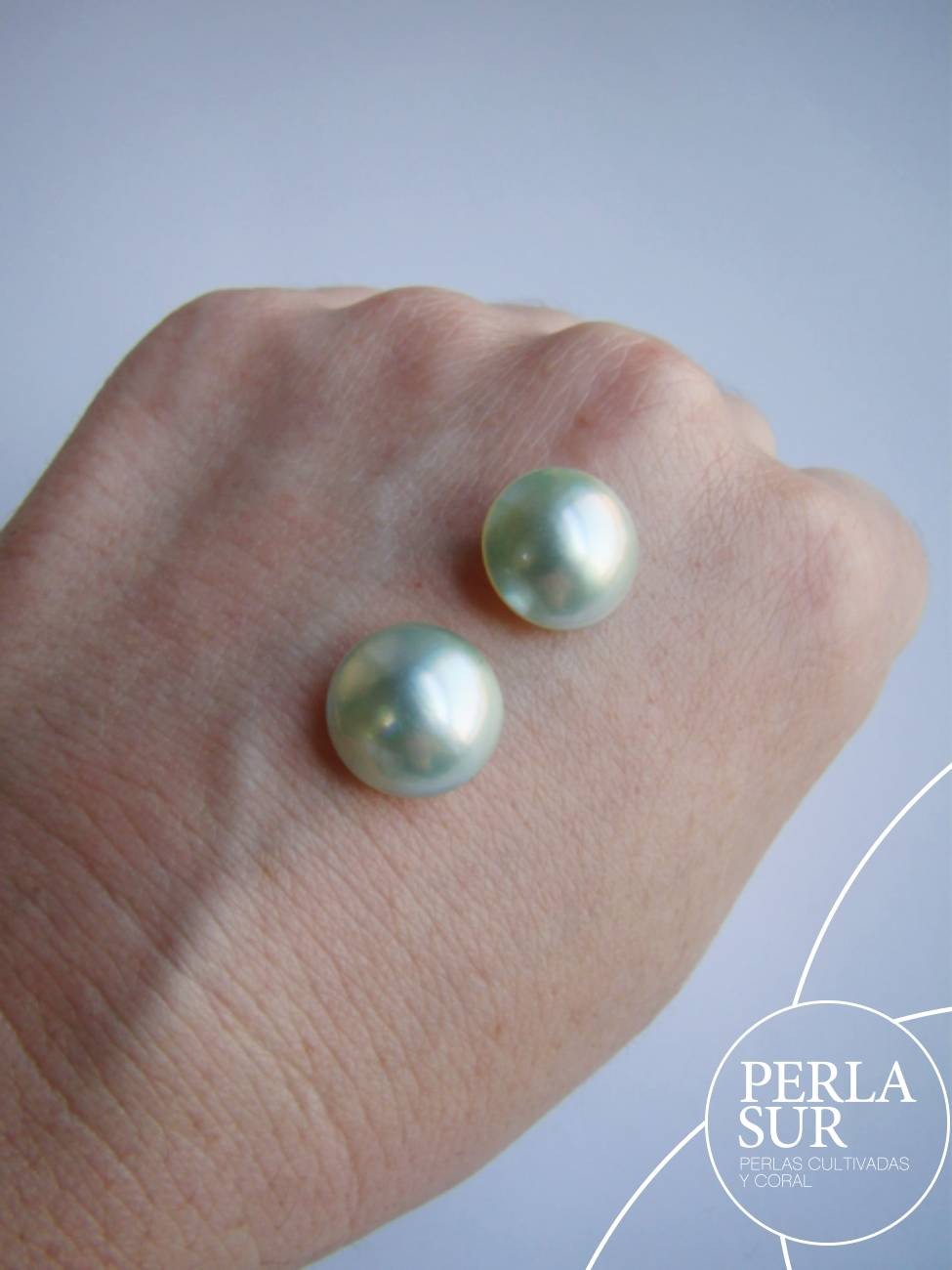 Par Mabe 12-12'5mm Verde Agua Lisas