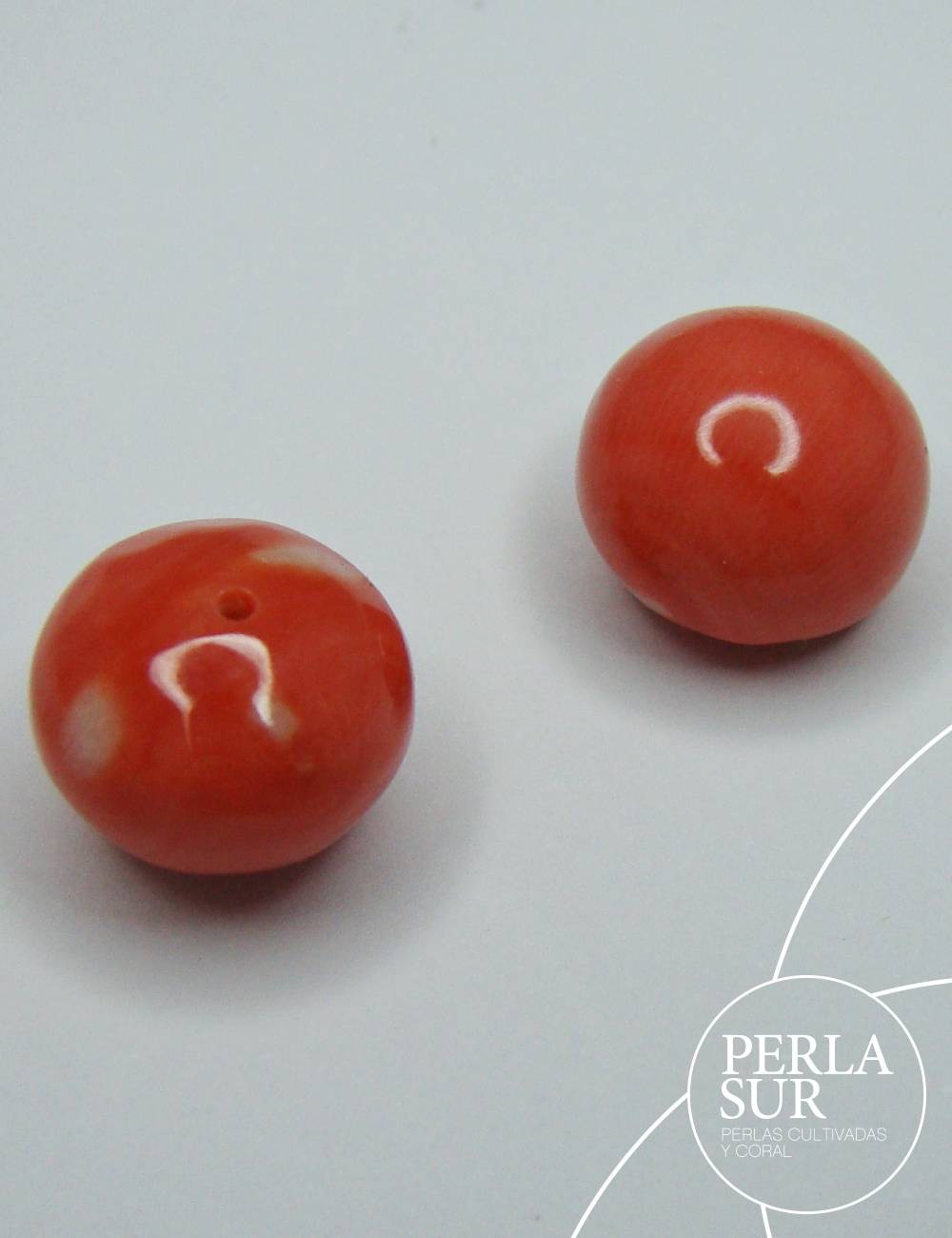 Botón 10mm ½T Coral Japonés