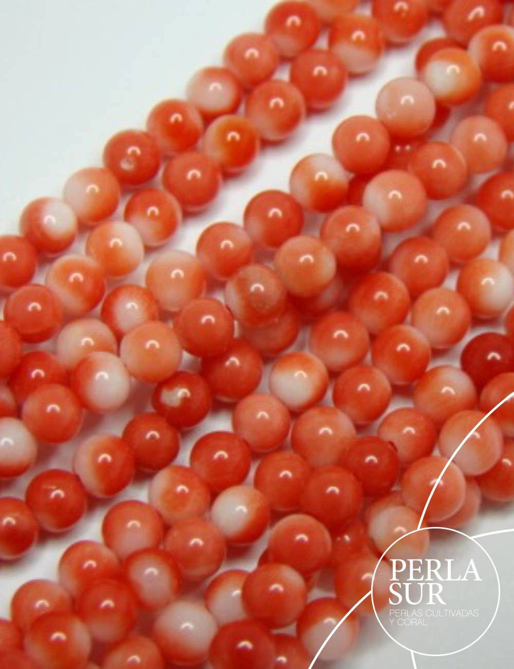 Hilo Bola 3-4'5mm Coral Japonés