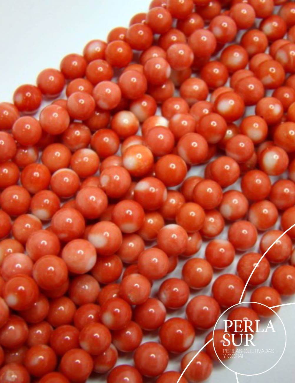 Hilo Bola 5´5-6mm Coral Japonés