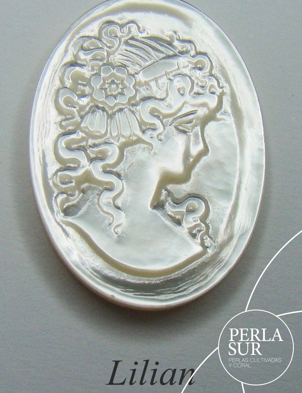 Lilian 18x25mm Camafeo Nácar Australiana