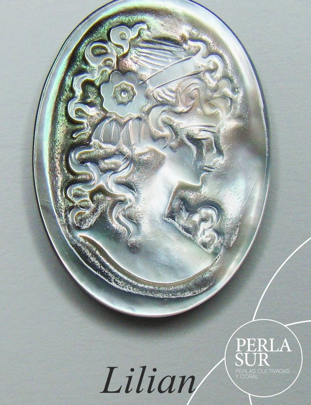 Lilian 18x25mm Camafeo Nácar Tahití
