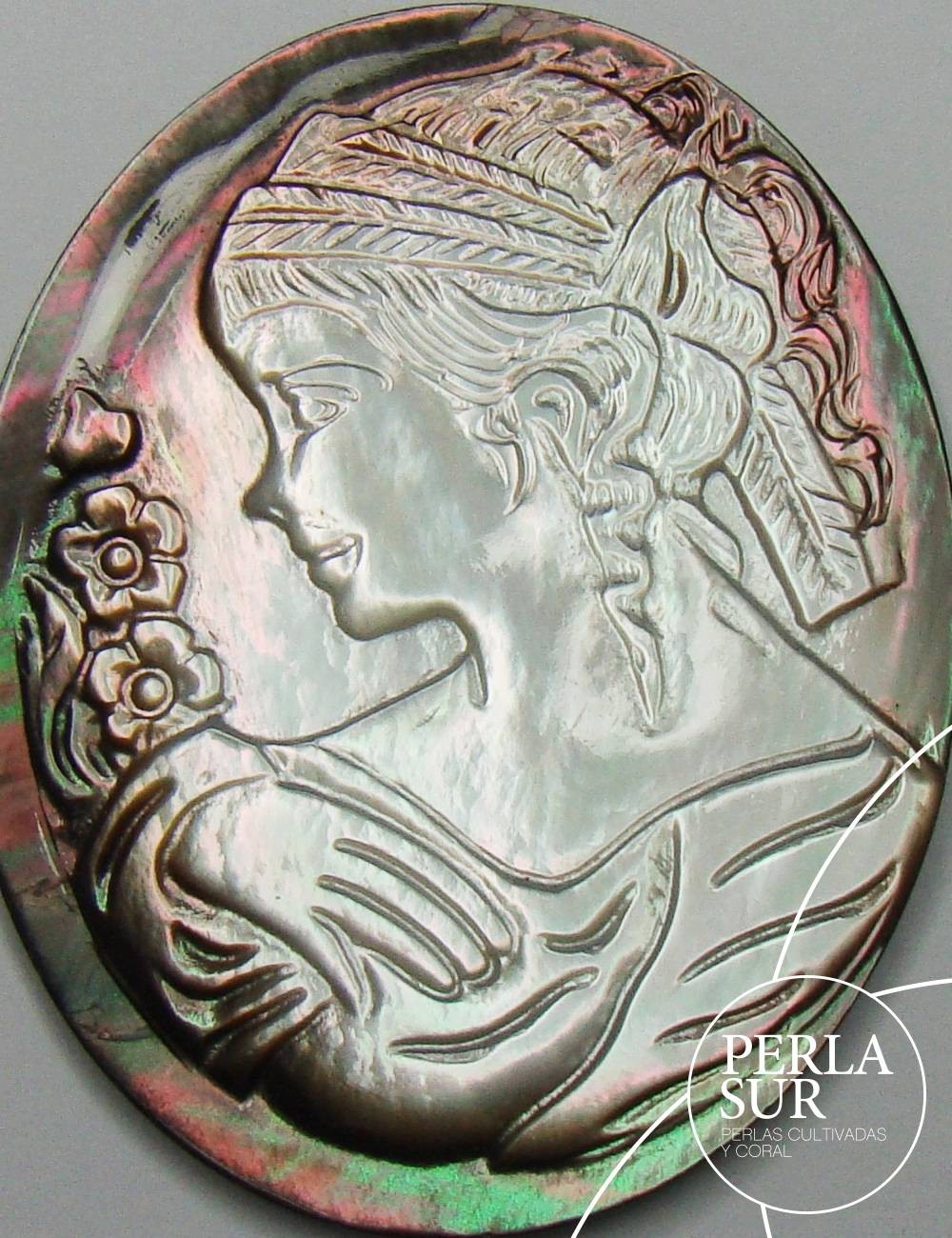 Alicia 40X50mm Camafeo Nácar Especial Surtido Tahití