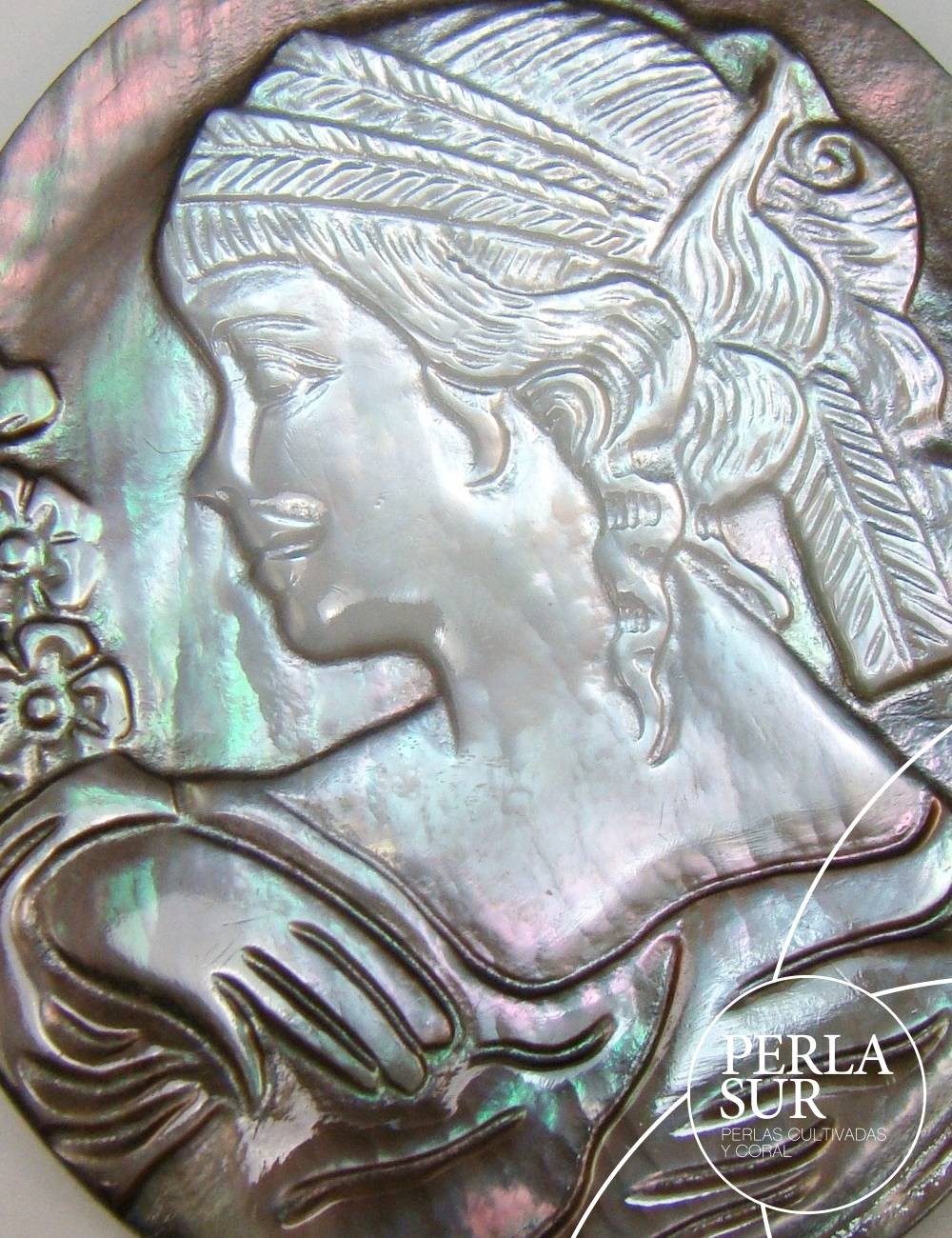 Alicia 48x60mm Camafeo Nácar Especial Surtido Tahití