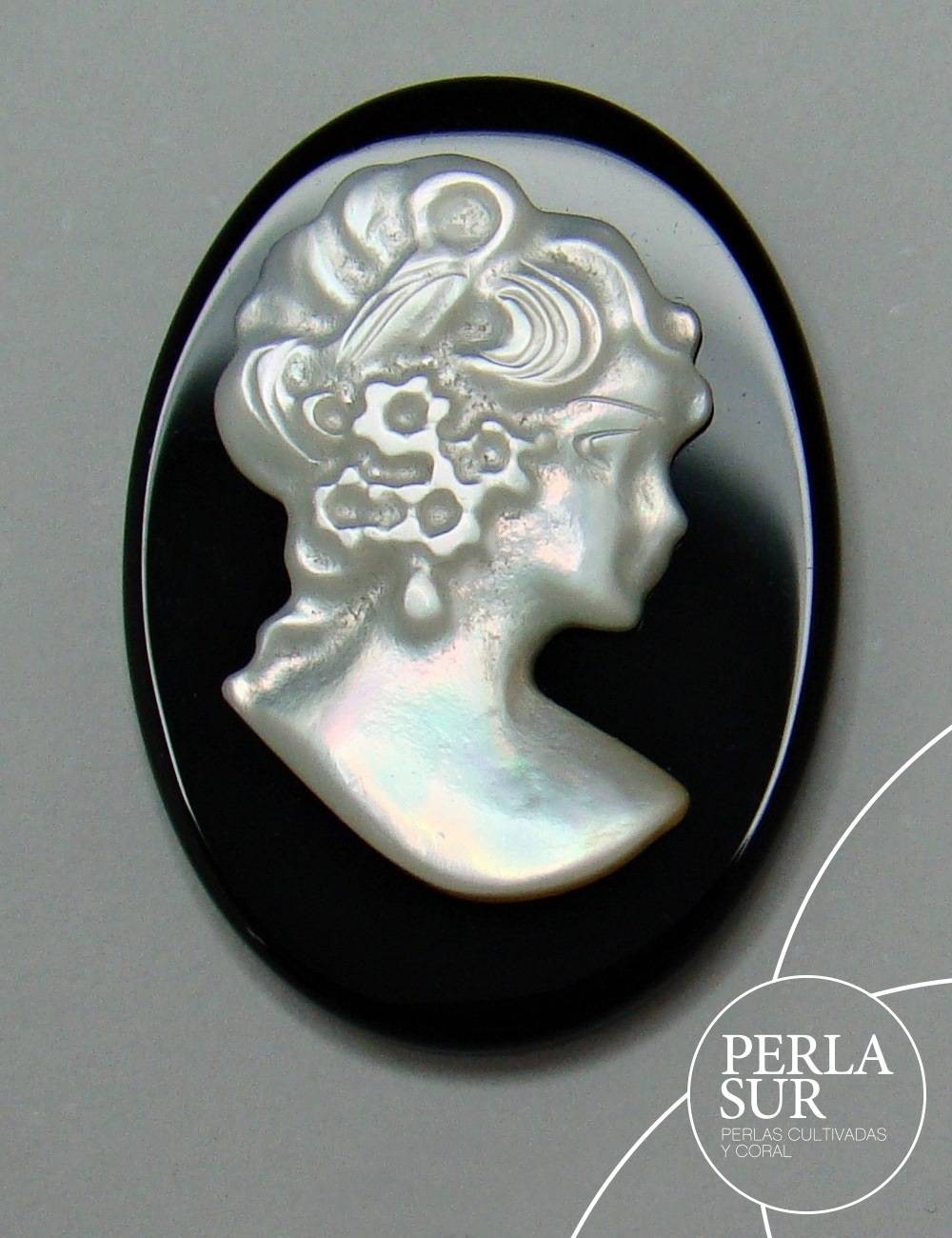 Sara 18x25mm Camafeo Nácar Australiana + Ónix