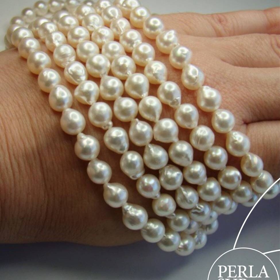 Collar Barroco 7mm 2m Perlas Akoya