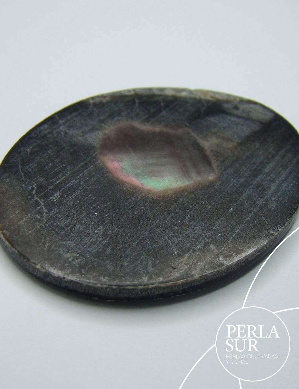 Par Elisa 15x20mm Camafeo Nácar Tahití