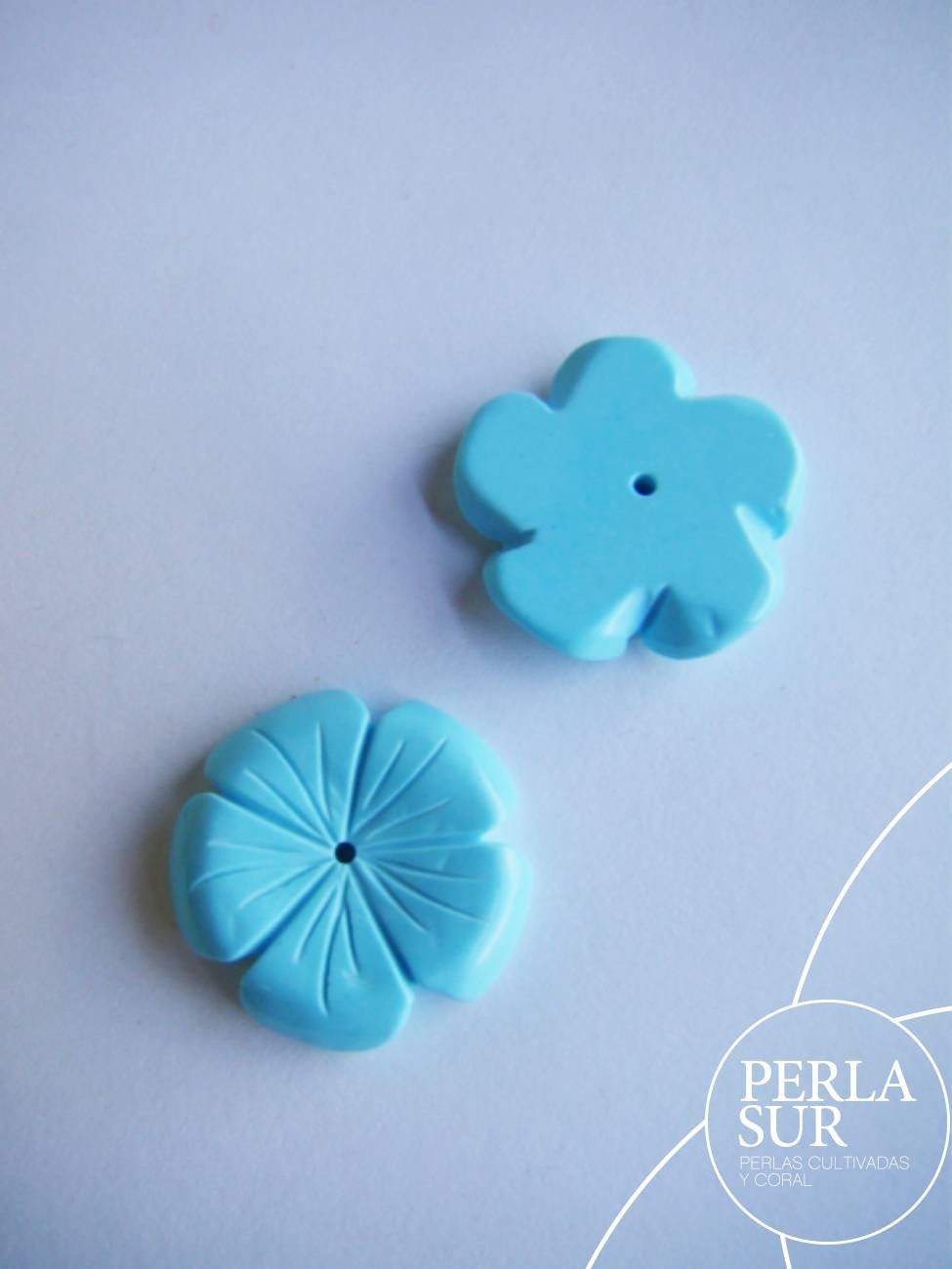 Pareja Flor 5 pétalos 18mm T.Rec.