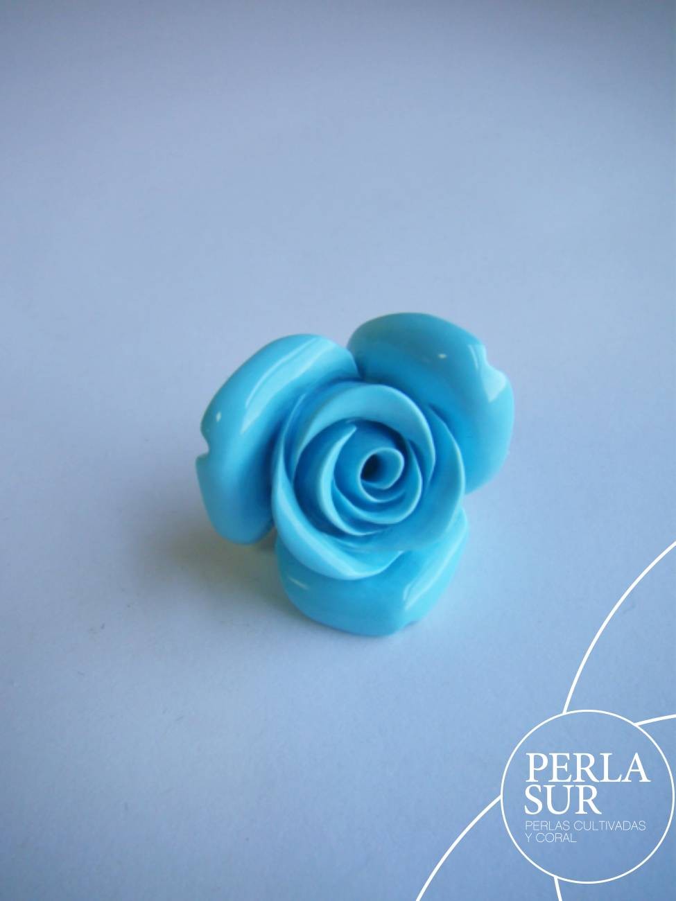 Rosa 27mm Turquesa Rec.