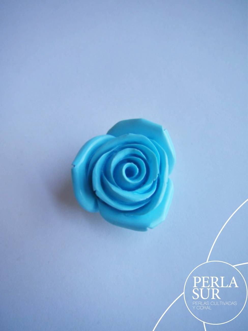 Rosa 30mm Turquesa Rec.