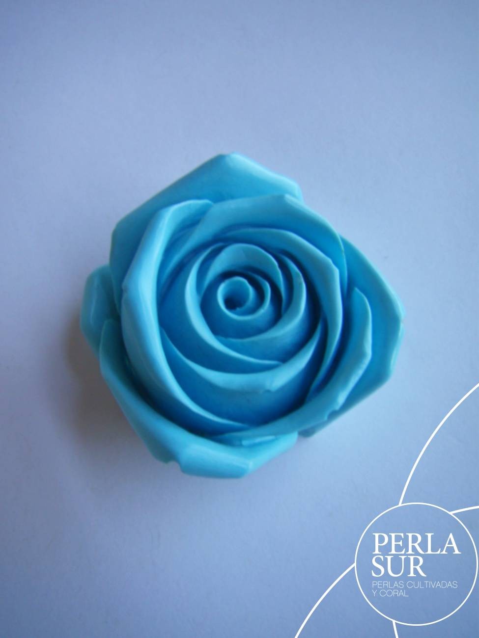 Rosa 40mm Turquesa Rec.