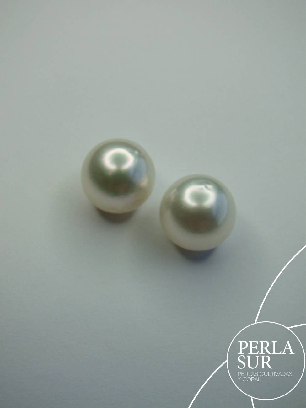 Pareja Perla Australiana Redonda 10'5-11mm B1