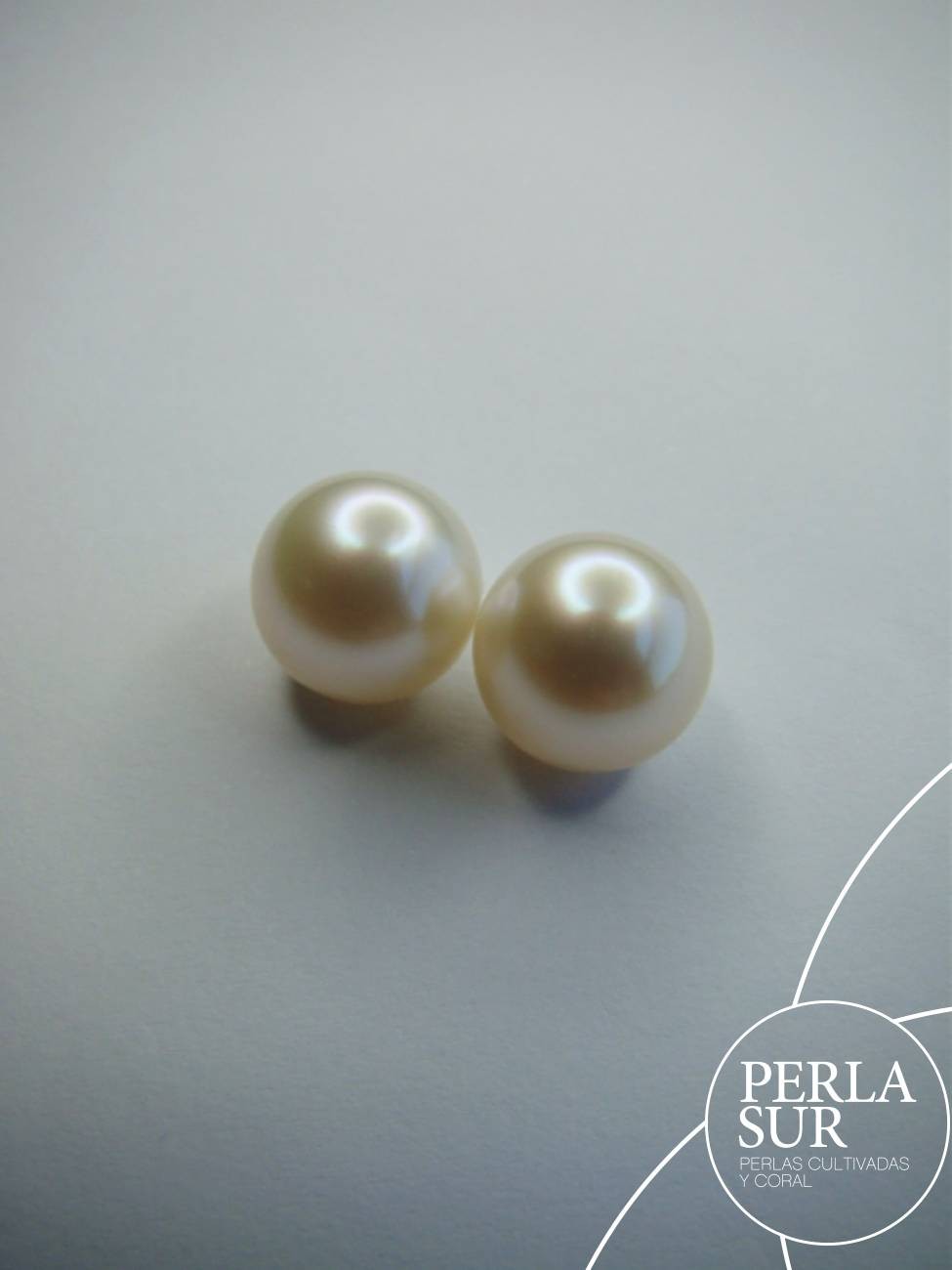 Pareja Perla Australiana Redonda 10'5-11mm A