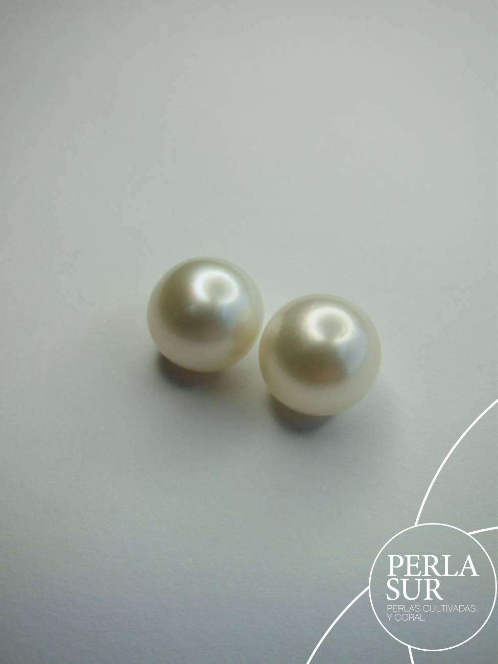 Pareja Perla Australiana Redonda 11-11'5mm B1