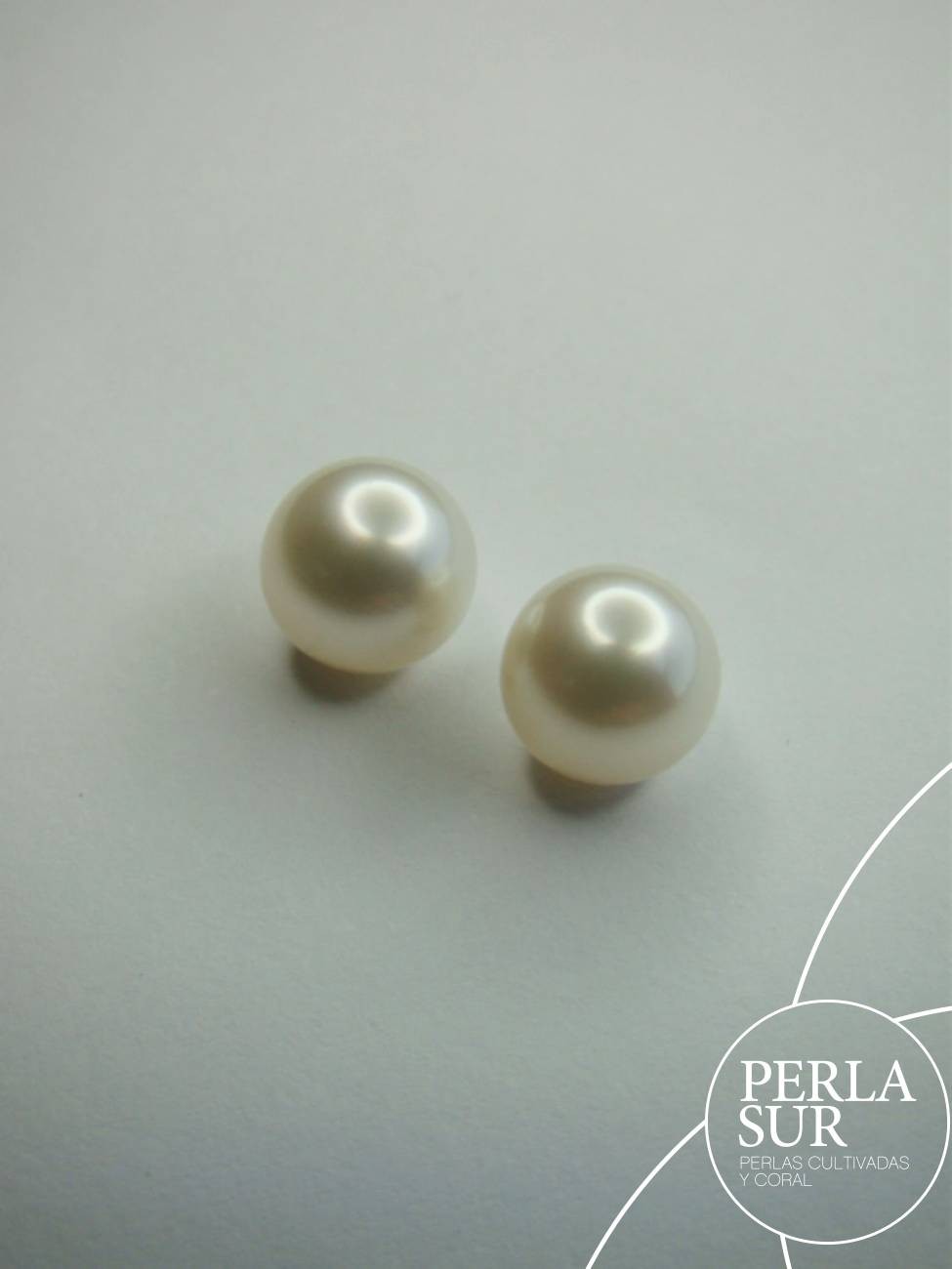 Pareja Perla Australiana Redonda 8'5-9mm