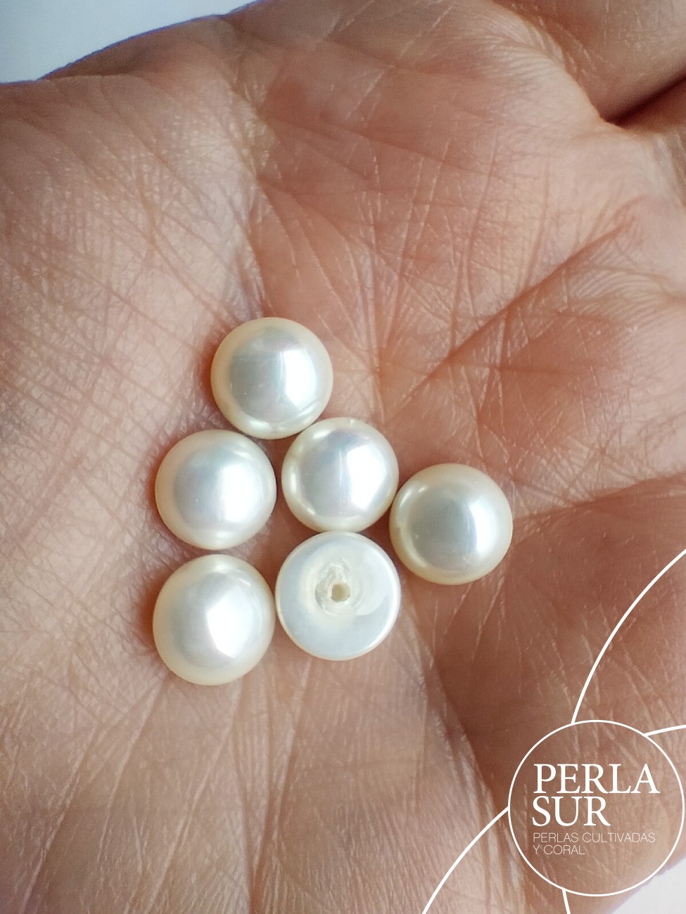 Mabe shell 8mm blanca