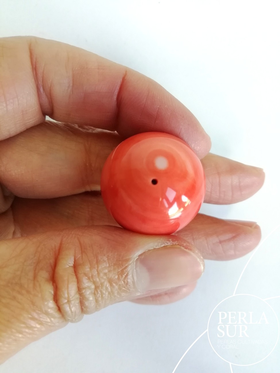 Bola 22mm pasada coral japonés