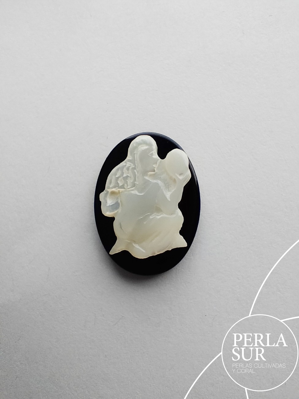 Virgo 15x20mm Ónix-Madreperla Australiana