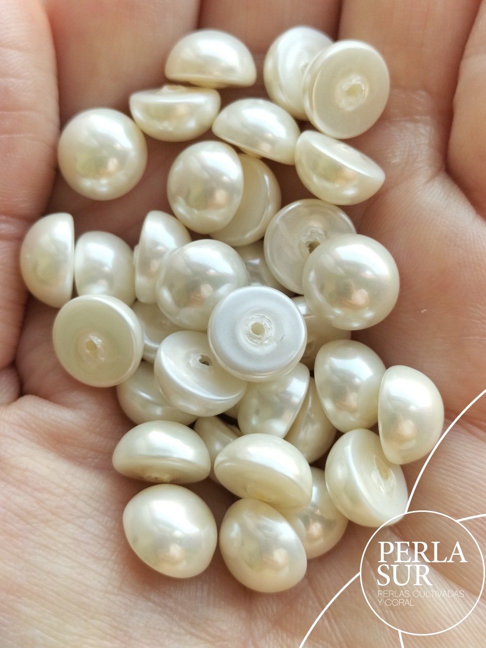 Mabe shell 10mm blanca