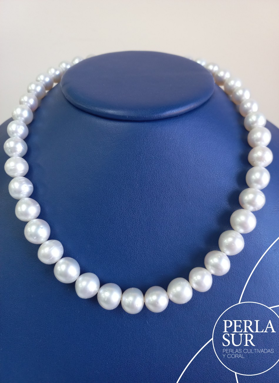 Collar perla australiana SR 10 a 11mm 40p 41'5cm