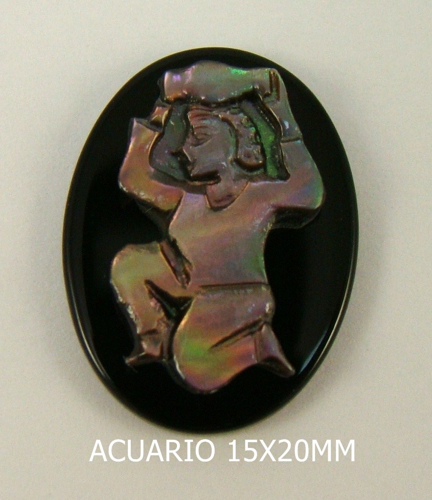 Acuario Ónix-Madreperla 15x20mm