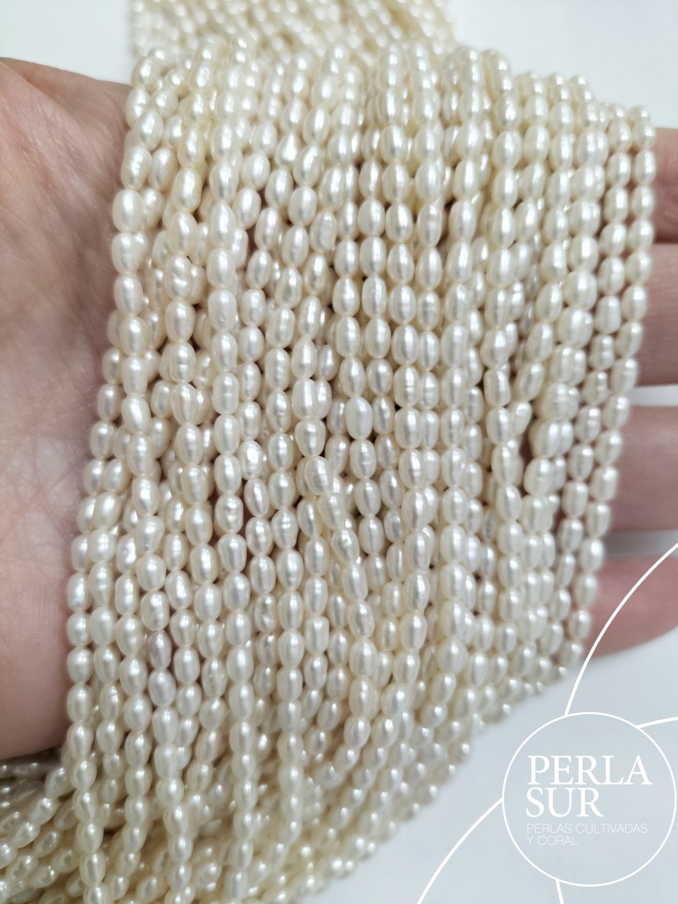 Hilo Perla Aljófar 2'5-3mm blanca