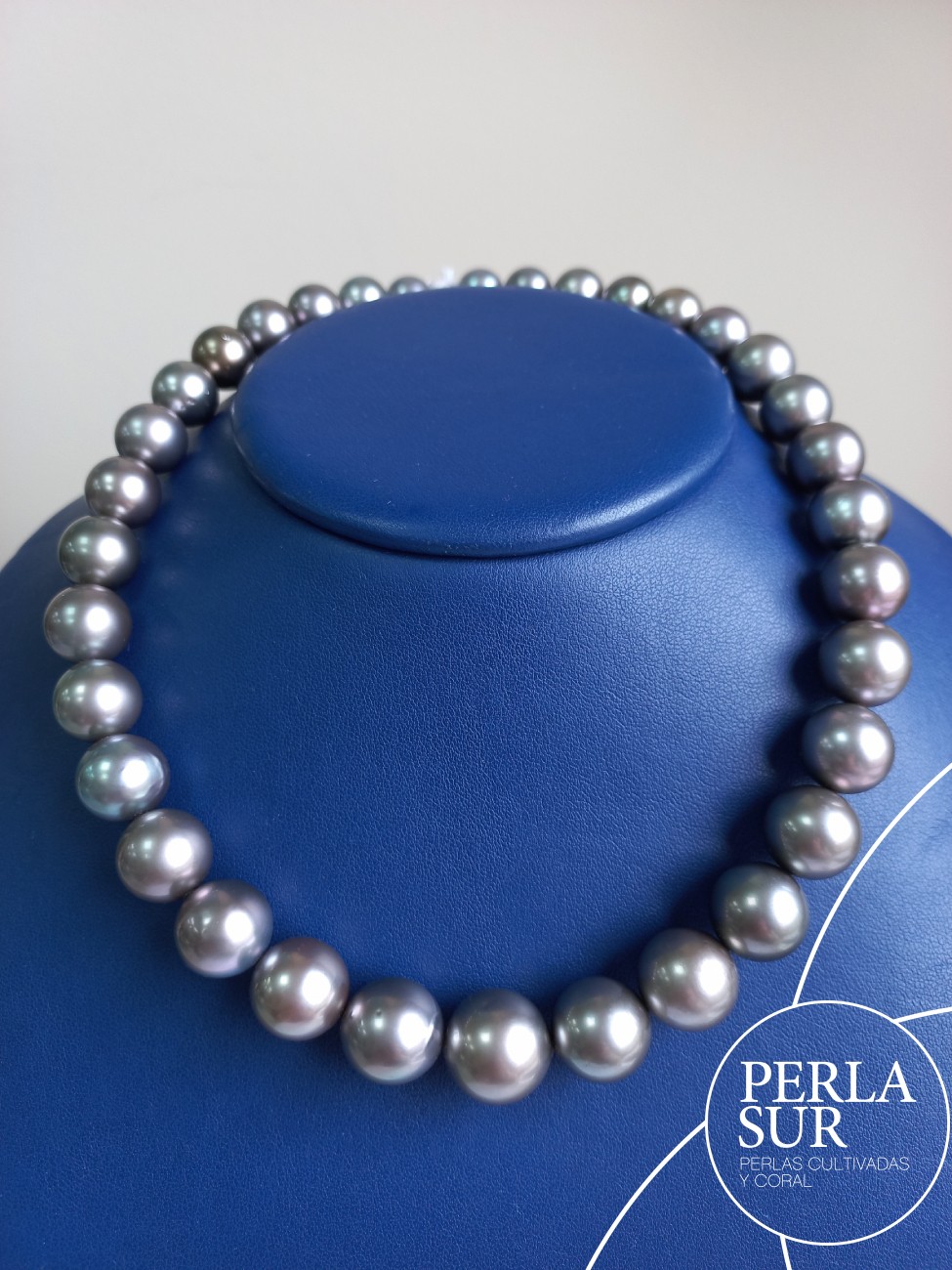 Collar Tahití R 10'2x14'8mm Gris Berenjena