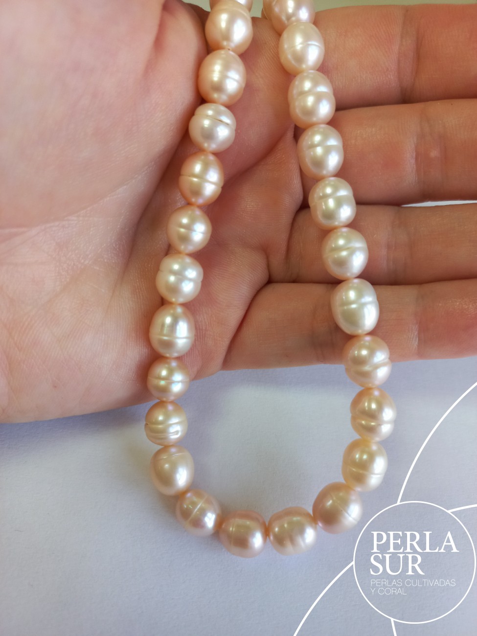 Hilo perla barroca 8-8'5mm CN (salmón)