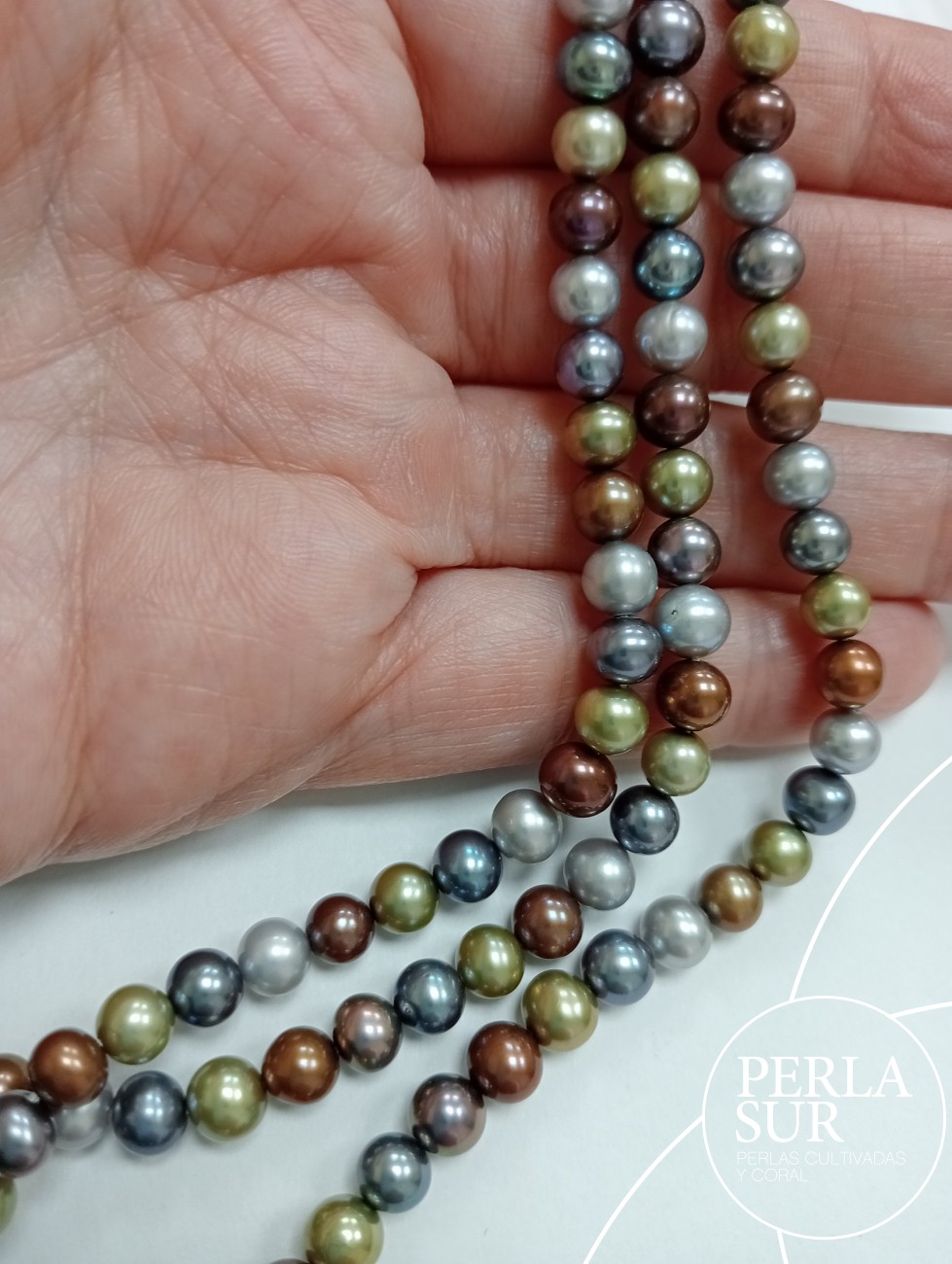 Hilo Perla Redonda 5-6mm multicolor